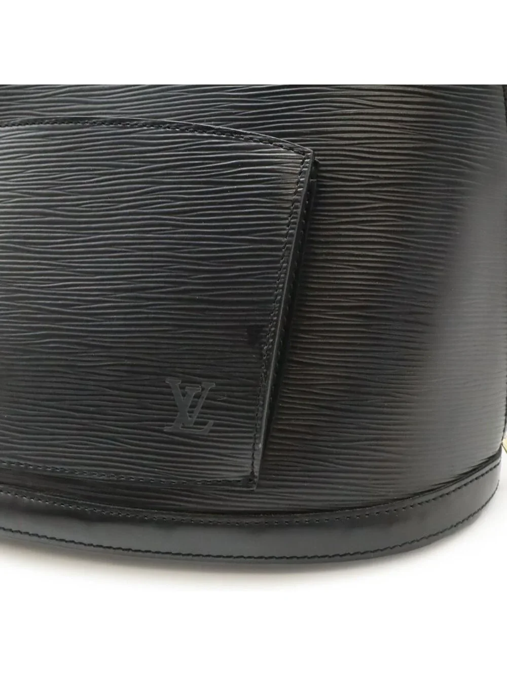 Louis Vuitton Epi Cobran Backpack Shoulder Bag Leather Noir Black